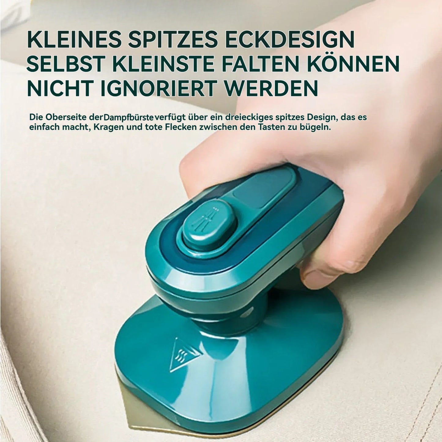 Tragbarer Dampfglätter, 60ml sichtbarer Wassertank, 30 Sekunden Aufheizzeit, Dampfbügeleisen für Haushalt, Dienstreise