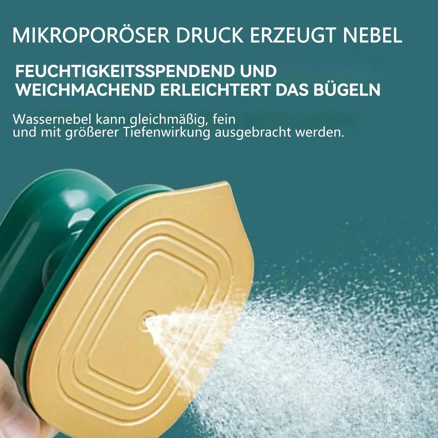 Tragbarer Dampfglätter, 60ml sichtbarer Wassertank, 30 Sekunden Aufheizzeit, Dampfbügeleisen für Haushalt, Dienstreise